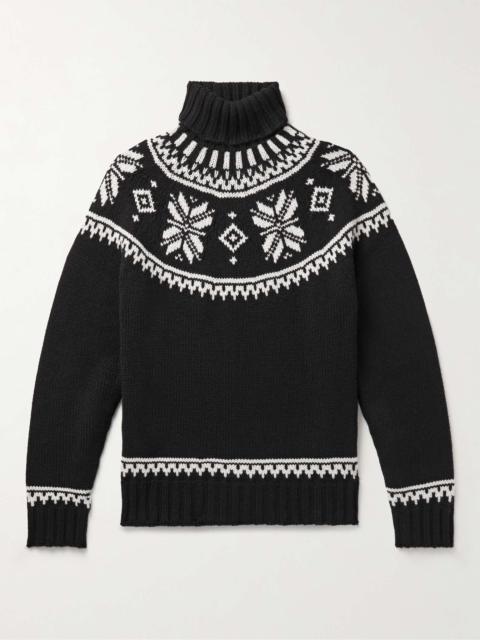 Ralph Lauren Fair Isle Cashmere Rollneck Sweater