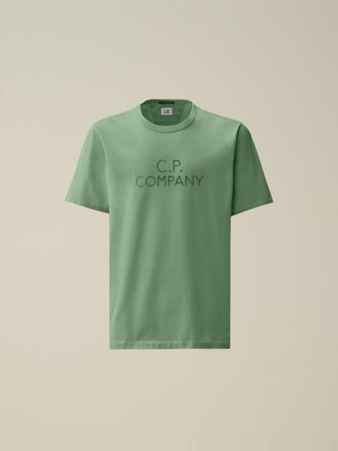 C.P. Company 30/2 Mercerized Jersey Twisted Logo T-shirt