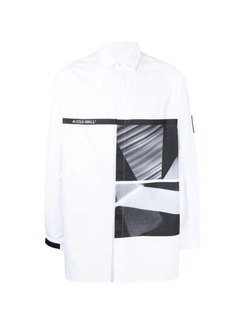 A-COLD-WALL* graphic-print cotton shirt