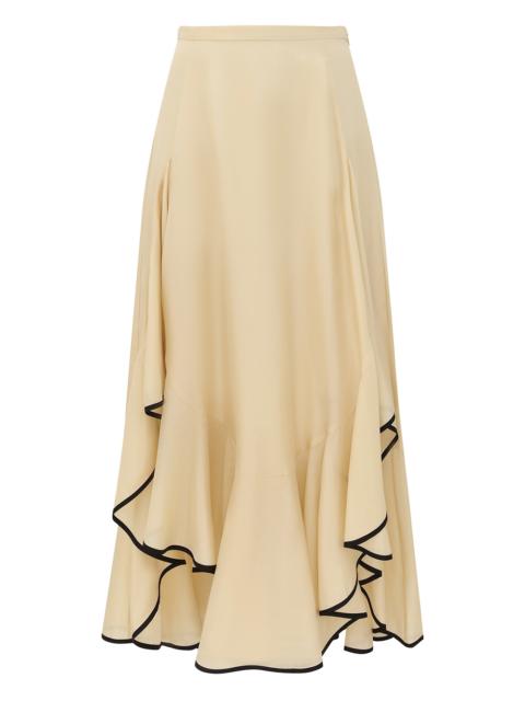 Zimmermann CLASH HABOTAI SILK DRAPE SKIRT
