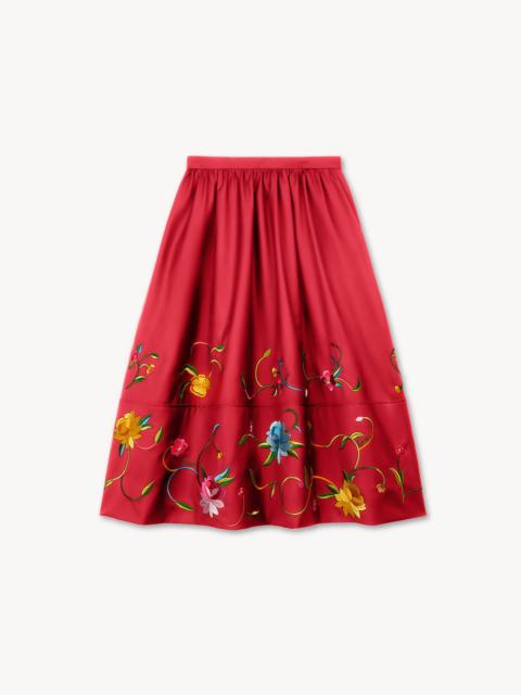 KENZO 'KENZO Wildflower' midi skirt in virgin wool