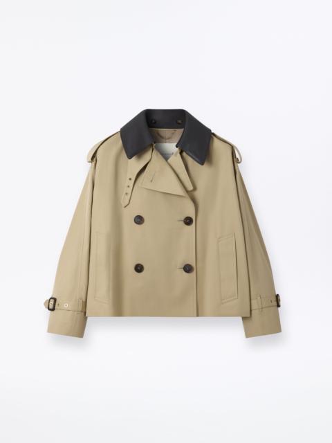 Mackintosh Eyemouth Gabardine Double Breasted Short Trench Coat