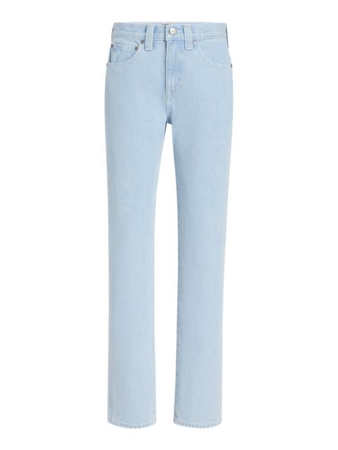 KHAITE Farley Cotton Denim Jeans light wash