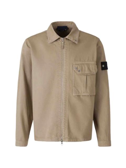 Stone Island `Light Bull Denim-Tc` Shirts