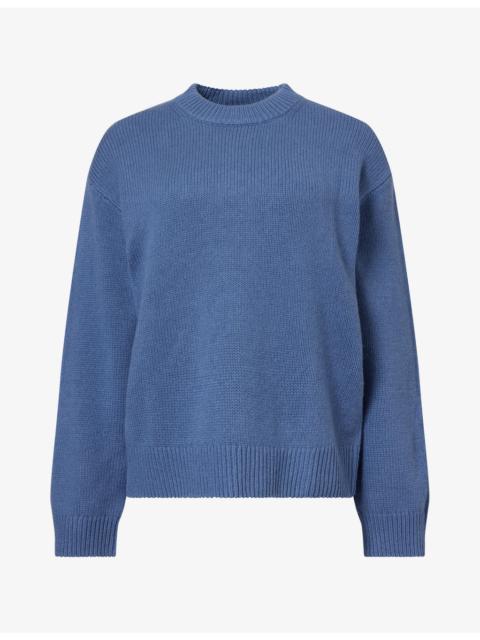 Rails Helly Round-Neck Wool, Cotton And Cashmere Jumper