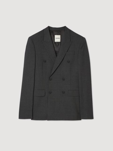 Sandro DOUBLE-BREASTED SUIT JACKET