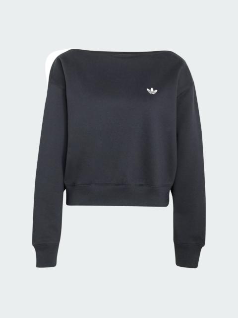 adidas ESSENTIALS FLEECE BOATNECK SWEATSHIRT