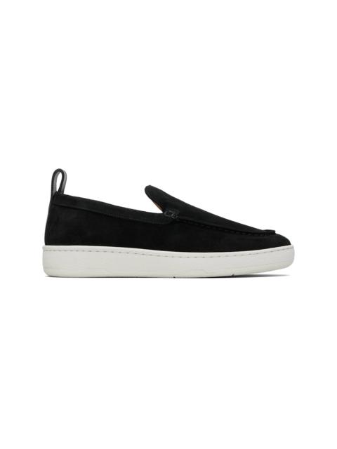 Lanvin Black Cruiser Suede Sneakers