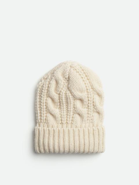 Bottega Veneta wool cable knit beanie