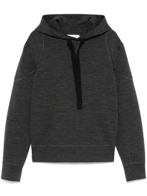 Jil Sander mélange-effect hoodie