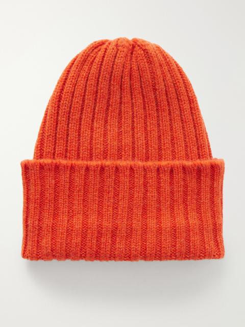 THOM SWEENEY Ribbed Cashmere Beanie