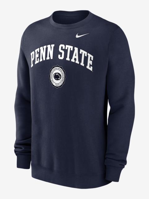 Nike Penn State Nittany Lions Arched Seal Men's Nike College Pullover Crew
