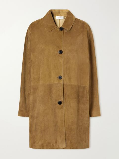 The Row Damir suede coat Beige