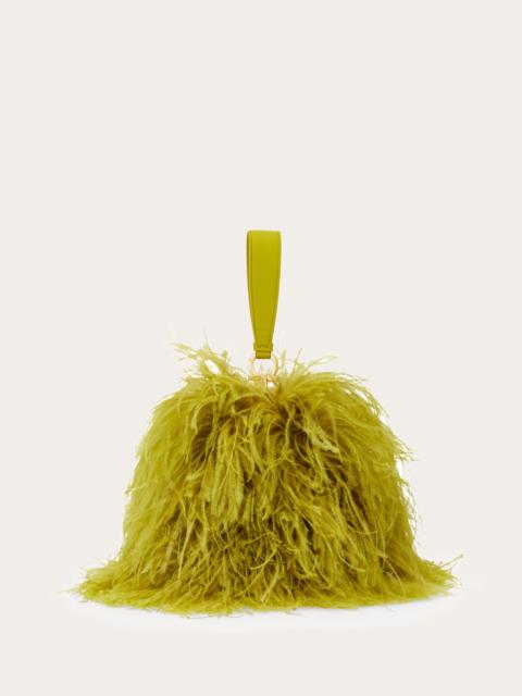 FERRAGAMO Double Gancini mini clutch