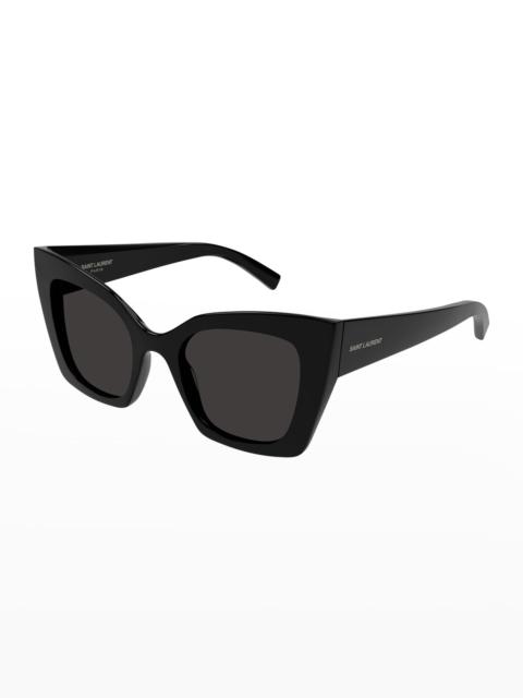 SAINT LAURENT Injection Plastic Cat-Eye Sunglasses