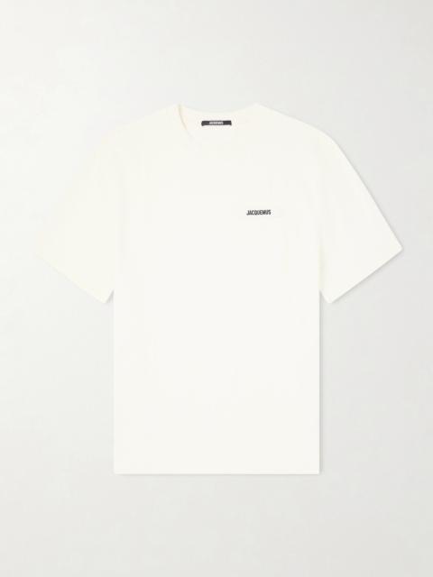 JACQUEMUS Logo-Appliquéd Cotton-Jersey T-Shirt