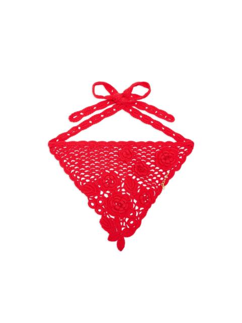 GANNI floral tie headband