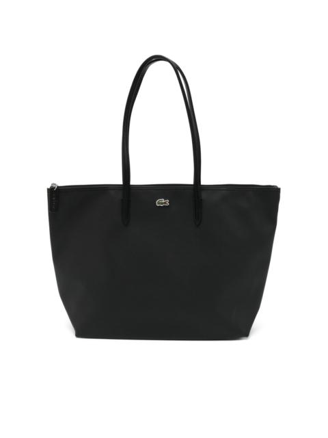 LACOSTE logo-embroidered tote bag