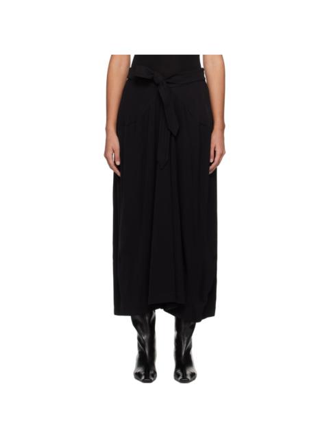 BITE Studios Black Self-Tie Maxi Skirt