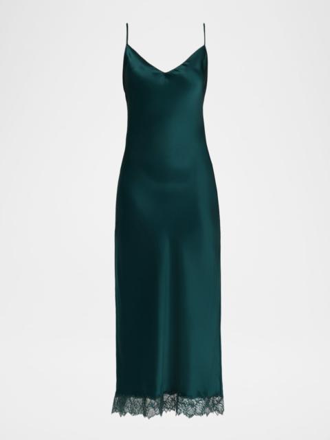 SABLYN Taylor Bias-Cut Silk Slip Dress