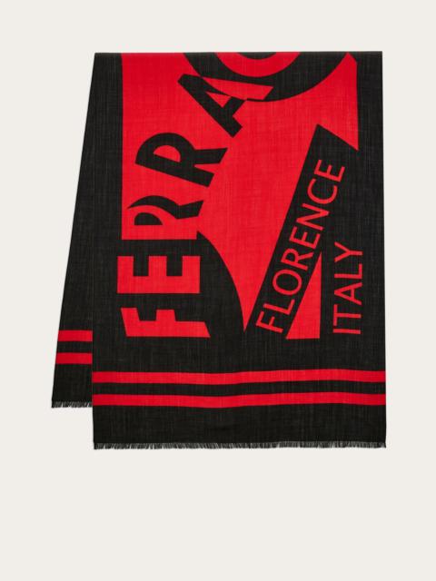 FERRAGAMO Maxi-logo stole