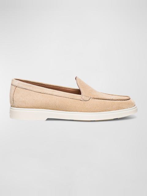 Santoni Yaltamoc Suede Slip-On Loafers