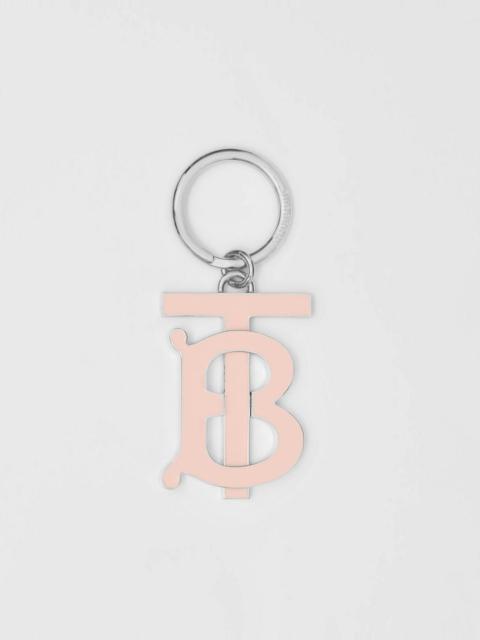 Burberry Monogram Motif Palladium-plated Key Charm