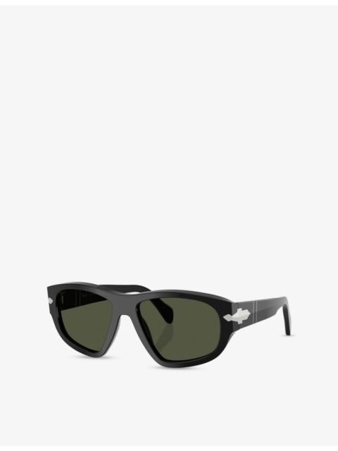 Persol PO0050S Irregular-Frame Acetate Sunglasses