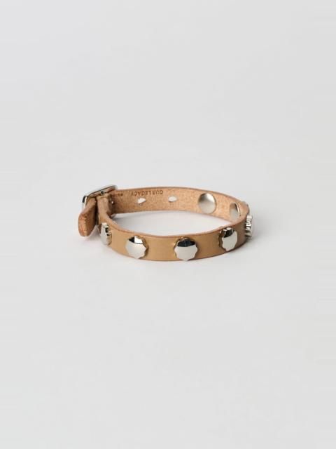 Flower Bracelet Oily Sand Leather