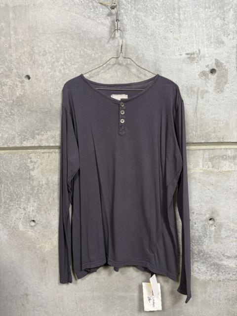 Greg Lauren Greg Lauren Long Sleeve Henley Shirt