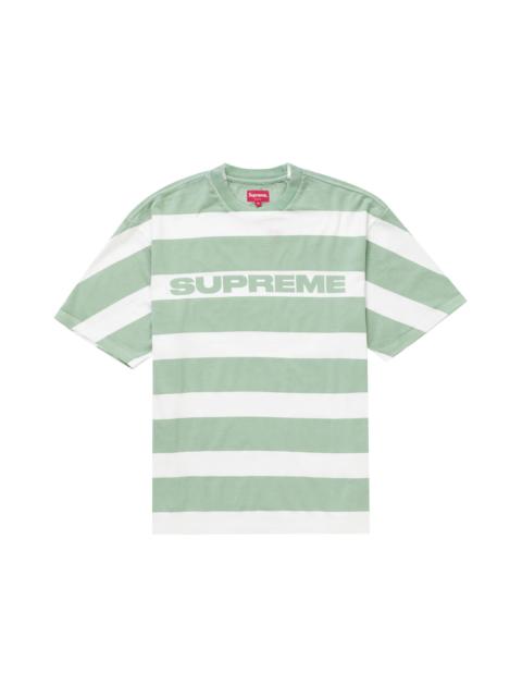 Supreme Supreme Printed Stripe S/S Top Light Green
