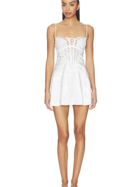 For Love & Lemons Rita Rose Slip Dress