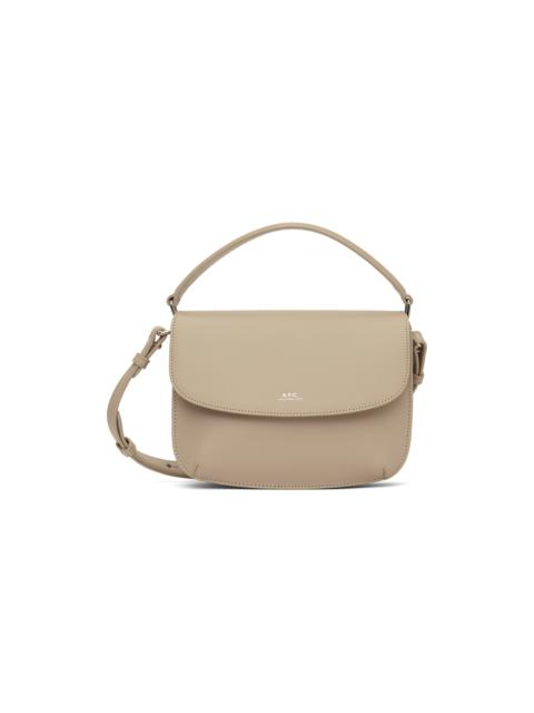 A.P.C. Beige Sarah Mini Bag