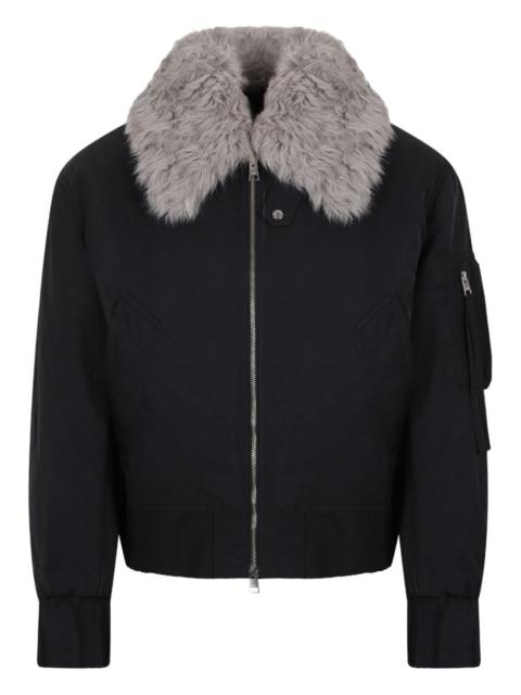 AMI Paris padded bomber jacket