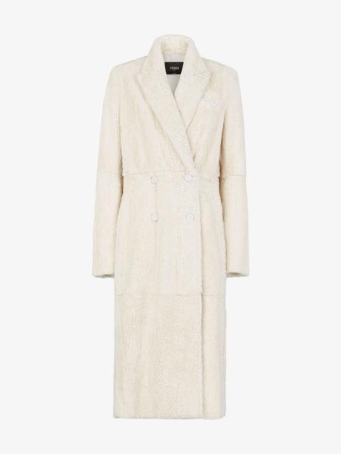 FENDI White mink coat