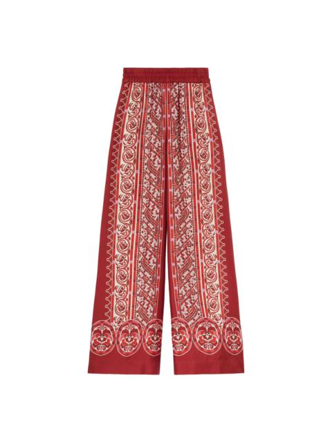 La DoubleJ silk palazzo pants