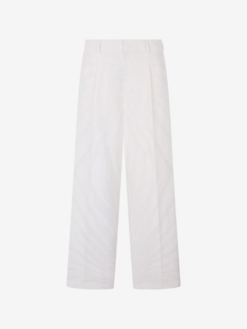 Roberto Cavalli Trousers With Ray Print