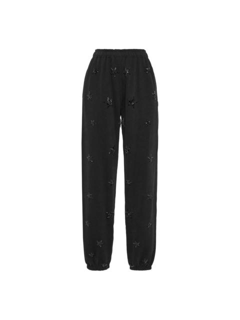 star-embellished joggers