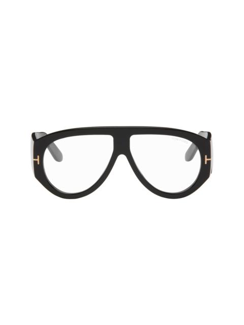 TOM FORD Black Blue Block Pilot Glasses