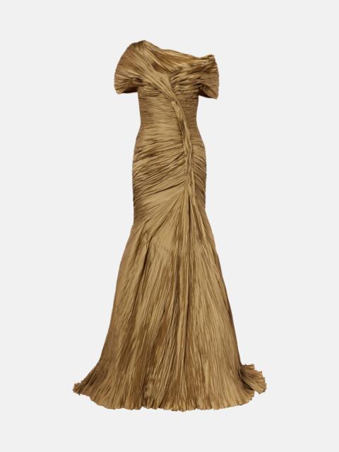 MARMAR HALIM Off-shoulder bustier gown