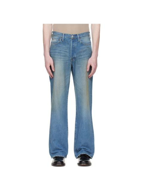 ssstein Blue Loose Jeans