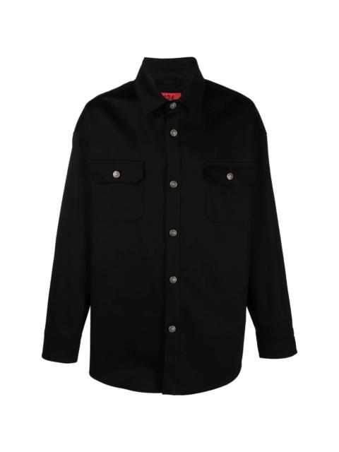 424 button-down fitted shirt