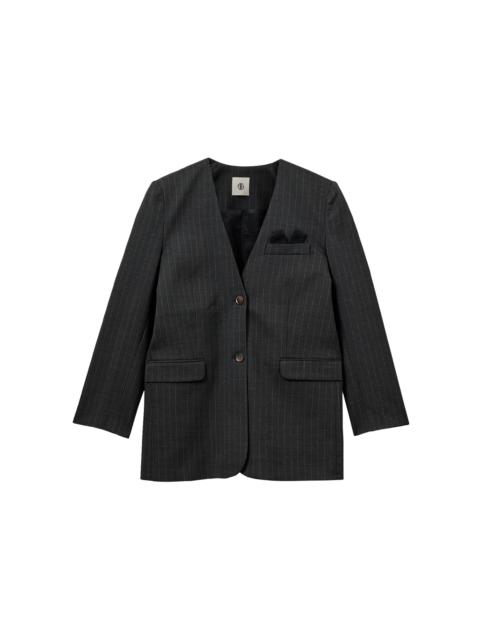 The Garment Andora Single-Breasted Blazer grey