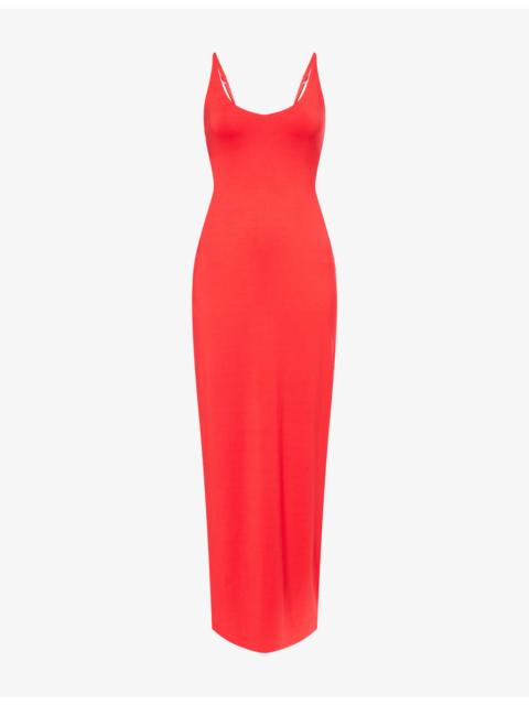 SKIMS Smooth Layer Scoop Neck Stretch-Modal Maxi Dress