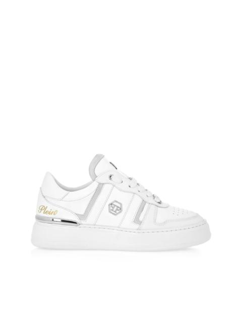 PHILIPP PLEIN striped low-top sneakers