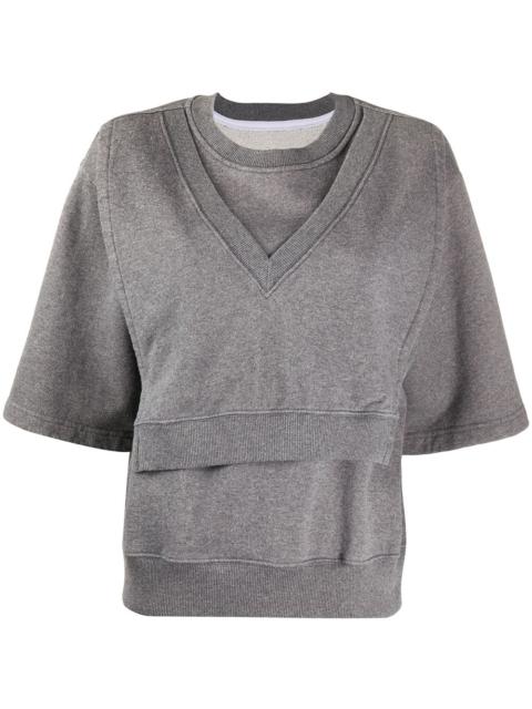 MM6 Maison Margiela layered top