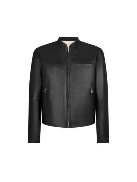 TOM FORD BUTTERY LEATHER BIKER
