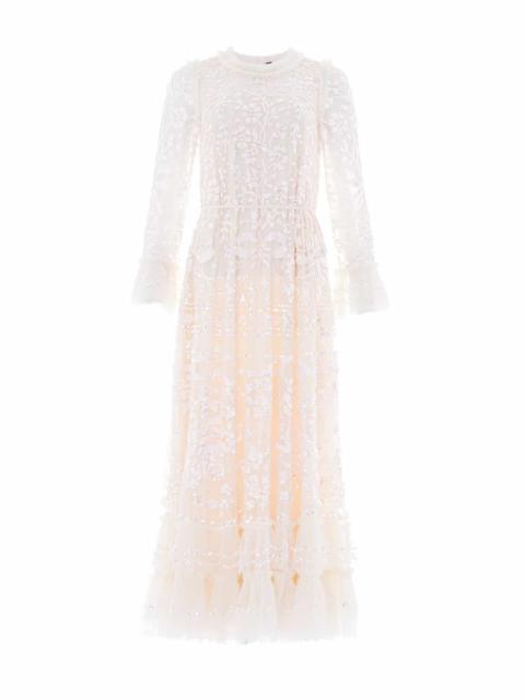 Needle & Thread Celia Long Sleeve Ankle Gown