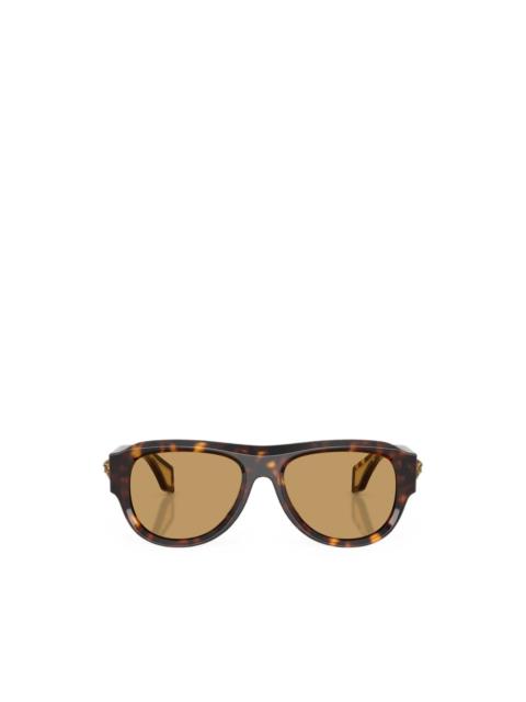 VERSACE Medusa Greca pilot-frame sunglasses