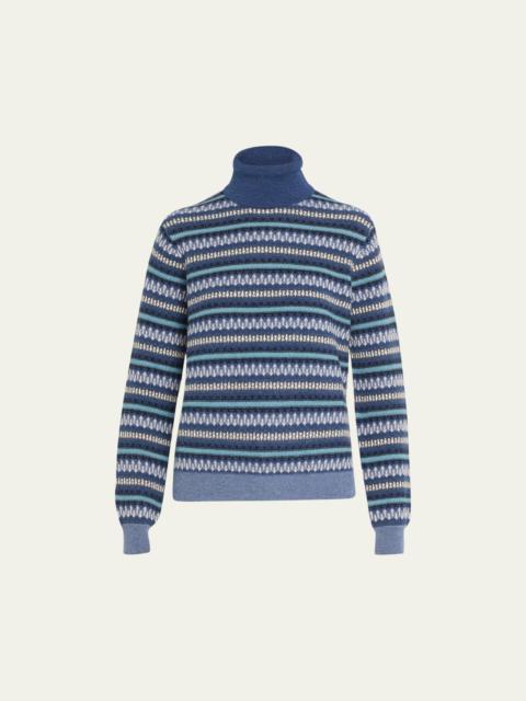 Holiday Noel Cashmere Turtleneck Sweater